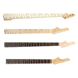 Maxbell Electric Guitar Neck Half Paddle Headstock Smooth Maple Fretboard for Guitar style A