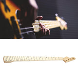 Maxbell Electric Guitar Neck Half Paddle Headstock Smooth Maple Fretboard for Guitar style A