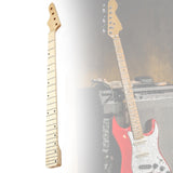 Maxbell Electric Guitar Neck Half Paddle Headstock Smooth Maple Fretboard for Guitar style A