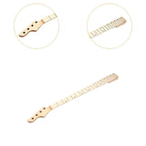 Maxbell Electric Guitar Neck Half Paddle Headstock Smooth Maple Fretboard for Guitar style A