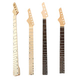 Maxbell Electric Guitar Neck Half Paddle Headstock Smooth Maple Fretboard for Guitar style A