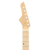 Maxbell Electric Guitar Neck Half Paddle Headstock Smooth Maple Fretboard for Guitar style B