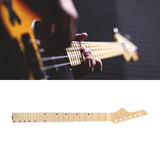 Maxbell Electric Guitar Neck Half Paddle Headstock Smooth Maple Fretboard for Guitar style B