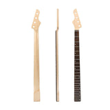Maxbell Electric Guitar Neck Half Paddle Headstock Smooth Maple Fretboard for Guitar style C