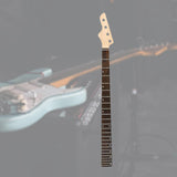 Maxbell Electric Guitar Neck Half Paddle Headstock Smooth Maple Fretboard for Guitar style C