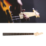 Maxbell Electric Guitar Neck Half Paddle Headstock Smooth Maple Fretboard for Guitar style C