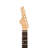 Maxbell Electric Guitar Neck Half Paddle Headstock Smooth Maple Fretboard for Guitar style D
