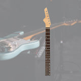 Maxbell Electric Guitar Neck Half Paddle Headstock Smooth Maple Fretboard for Guitar style D