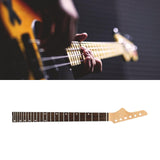 Maxbell Electric Guitar Neck Half Paddle Headstock Smooth Maple Fretboard for Guitar style D