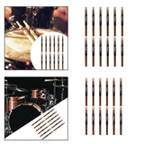 Maxbell 24Pcs Drum Mallets Classic Jazz Drumsticks for Exercise Children Drum Lovers A