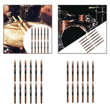 Maxbell 24Pcs Drum Mallets Classic Jazz Drumsticks for Exercise Children Drum Lovers A