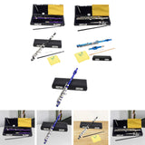 Maxbell Piccolo Woodwind Instrument C Key for Stage Musical Enlightenment Classroom Purple