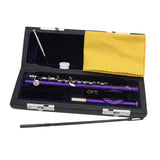 Maxbell Piccolo Woodwind Instrument C Key for Stage Musical Enlightenment Classroom Purple