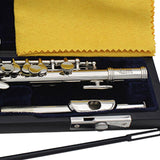 Maxbell Piccolo Woodwind Instrument C Key for Stage Musical Enlightenment Classroom Silver