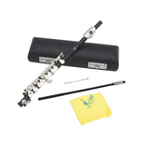 Maxbell Piccolo Woodwind Instrument C Key for Stage Musical Enlightenment Classroom Black
