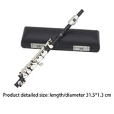 Maxbell Piccolo Woodwind Instrument C Key for Stage Musical Enlightenment Classroom Black