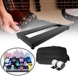 Maxbell Folding Guitar Pedal Board Bass Pedalboard for Electric Guitar Bass Supplies PB1