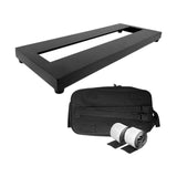 Maxbell Folding Guitar Pedal Board Bass Pedalboard for Electric Guitar Bass Supplies PB1
