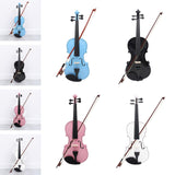 Maxbell 4/4 Full Size Violin Portable Starter Kits for Beginner Adults Kids Students blue