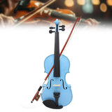 Maxbell 4/4 Full Size Violin Portable Starter Kits for Beginner Adults Kids Students blue