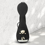 Maxbell Chinese Lute Case 41 inch Soft Paddd Storage Case Portable with Bear Gig Bag black