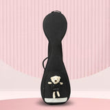 Maxbell Chinese Lute Case 41 inch Soft Paddd Storage Case Portable with Bear Gig Bag black