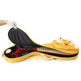 Maxbell Chinese Lute Case 41 inch Soft Paddd Storage Case Portable with Bear Gig Bag yellow