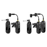Maxbell Sax Microphone Professional Trumpet Plug and Play Horn Receiver Transmitters 1 Channel