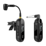 Maxbell Sax Microphone Professional Trumpet Plug and Play Horn Receiver Transmitters 1 Channel