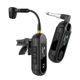 Maxbell Sax Microphone Professional Trumpet Plug and Play Horn Receiver Transmitters 1 Channel