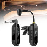 Maxbell Sax Microphone Professional Trumpet Plug and Play Horn Receiver Transmitters 1 Channel