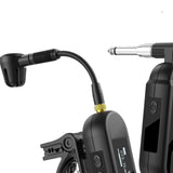 Maxbell Sax Microphone Professional Trumpet Plug and Play Horn Receiver Transmitters 2 Channel