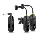 Maxbell Sax Microphone Professional Trumpet Plug and Play Horn Receiver Transmitters 2 Channel