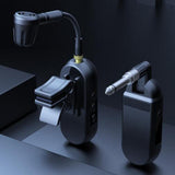 Maxbell Sax Microphone Professional Trumpet Plug and Play Horn Receiver Transmitters 2 Channel