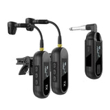 Maxbell Sax Microphone Professional Trumpet Plug and Play Horn Receiver Transmitters 2 Channel