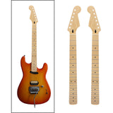 Maxbell Guitar Neck Easy to Install Replacement Part for ST Electric Guitar Amateurs Right Hand