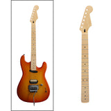Maxbell Guitar Neck Easy to Install Replacement Part for ST Electric Guitar Amateurs Right Hand
