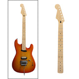 Maxbell Guitar Neck Easy to Install Replacement Part for ST Electric Guitar Amateurs Left Hand