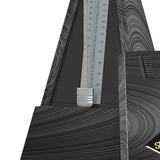 Maxbell Metronome Mechanical Professional Portable Pyramid for Violin Ukulele Guitar Argent