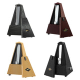 Maxbell Metronome Mechanical Professional Portable Pyramid for Violin Ukulele Guitar Argent