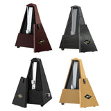 Maxbell Metronome Mechanical Professional Portable Pyramid for Violin Ukulele Guitar Argent