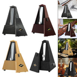 Maxbell Metronome Mechanical Professional Portable Pyramid for Violin Ukulele Guitar Argent