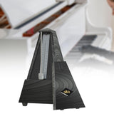 Maxbell Metronome Mechanical Professional Portable Pyramid for Violin Ukulele Guitar Argent