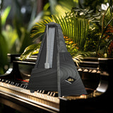 Maxbell Metronome Mechanical Professional Portable Pyramid for Violin Ukulele Guitar Argent