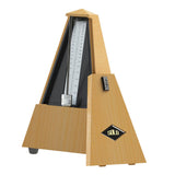 Maxbell Metronome Mechanical Professional Portable Pyramid for Violin Ukulele Guitar Wood Color