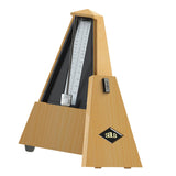 Maxbell Metronome Mechanical Professional Portable Pyramid for Violin Ukulele Guitar Wood Color