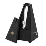 Maxbell Metronome Mechanical Professional Portable Pyramid for Violin Ukulele Guitar Black