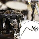 Maxbell Drum Rack Clamp System Accs Metal Drum Memory Lock Set for Drum Z Shape Rod