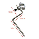 Maxbell Drum Rack Clamp System Accs Metal Drum Memory Lock Set for Drum Z Shape Rod