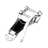 Maxbell 6 Strings Guitar Tailpiece Bridge for Jazz Acoustic Guitar Bass Parts Argent